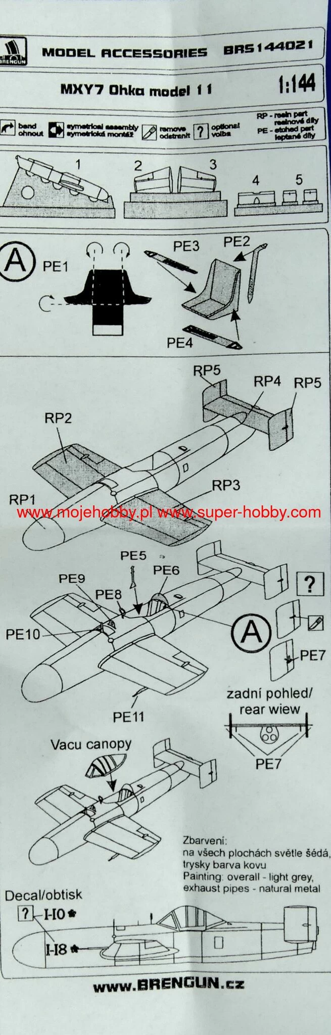 Brengun S144021 Yokosuka MXY7 Ohka Model 11 5 Brengun S144021 Yokosuka MXY7 Ohka Model 11 - Image 5