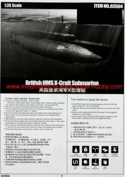 I Love Kit 63504 British HMS X-Craft Submarine 19 I Love Kit 63504 British HMS X-Craft Submarine -RemoteFun Toys Shop 45556 2 ILK63504 1