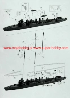 NIKO MODEL 7040 HMS MONTGOMERY G95 1942, Ex USS WICKES DD75 -RemoteFun Toys Shop 45557 2 NKM 7040 3