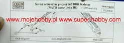 OKB Grigorov N120002 Soviet Submarine Project 667 BDR Kalmar (NATO Name Delta III) 17 OKB Grigorov N120002 Soviet Submarine Project 667 BDR Kalmar (NATO Name Delta III) -RemoteFun Toys Shop 45557 2 OKB N120002 1