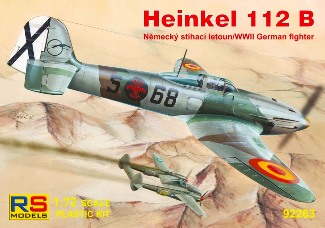 RS Models 92263 Heinkel 112B Spain 1 RS Models 92263 Heinkel 112B Spain