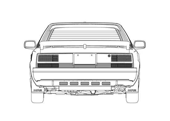 Hasegawa HC45 21145 Toyota MR2 (AW11) Late Version G-Limited Super Charger (T Bar Roof) (1988) 6 Hasegawa HC45 21145 Toyota MR2 (AW11) Late Version G-Limited Super Charger (T Bar Roof) (1988) - Image 6
