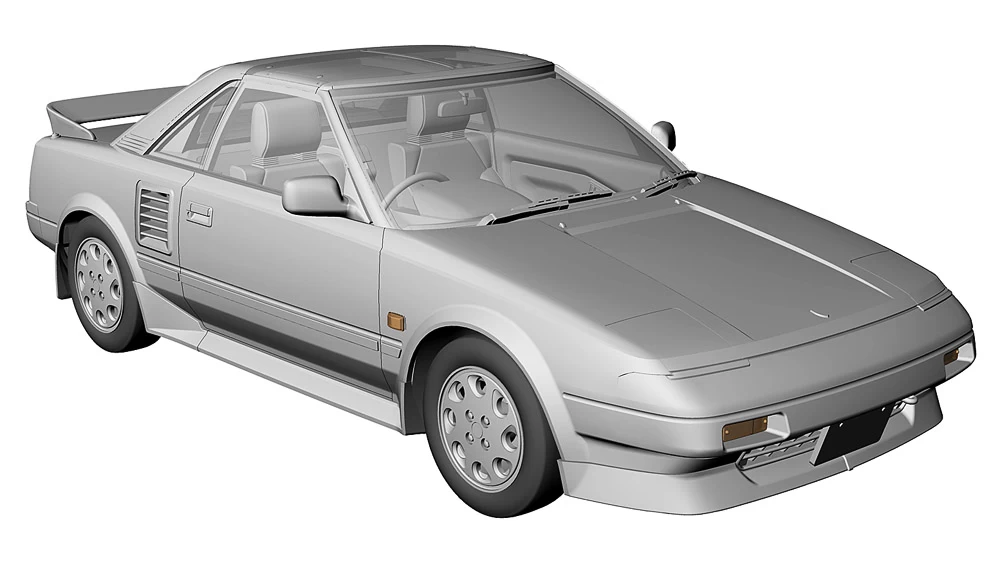 Hasegawa HC45 21145 Toyota MR2 (AW11) Late Version G-Limited Super Charger (T Bar Roof) (1988) 7 Hasegawa HC45 21145 Toyota MR2 (AW11) Late Version G-Limited Super Charger (T Bar Roof) (1988) - Image 7