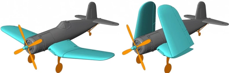 L'Arsenal 2.0 AC40020 Vought F4U Corsair 4 Bladed X 5