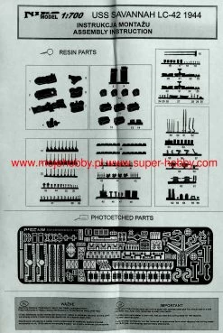 NIKO MODEL 7049 USS SAVANNAH 1944 CL-42 1944 -RemoteFun Toys Shop 47002 2 NKM 7049 1