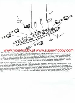 Armo 700-27 Courbet, France, Jean Bart Or Paris 1914 -RemoteFun Toys Shop 47007 2 ARM 700 27 2