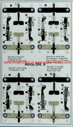 Valom 14425 Airco DH.9 (double Set) -RemoteFun Toys Shop 47146 2 vlm14425 1