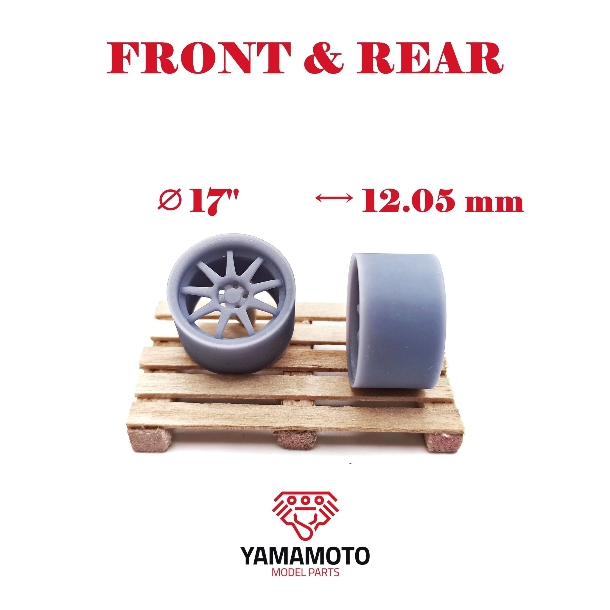 Yamamoto Model Parts RIM4 Work Emotion XD9 17" 2 Yamamoto Model Parts RIM4 Work Emotion XD9 17" - Image 2