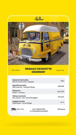 Heller 80740 Renault Estafette Highroof 15 Heller 80740 Renault Estafette Highroof -RemoteFun Toys Shop 48541 hlr80740 6