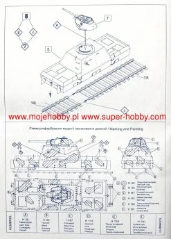 UM MT 629 Soviet PL-43 Armored Car With T-34 Turret (1941) -RemoteFun Toys Shop 4868 2 MT629 3
