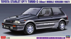 Hasegawa 20559 Toyota Starlet EP71 Turbo-S (3Door) Middle Version (1987)