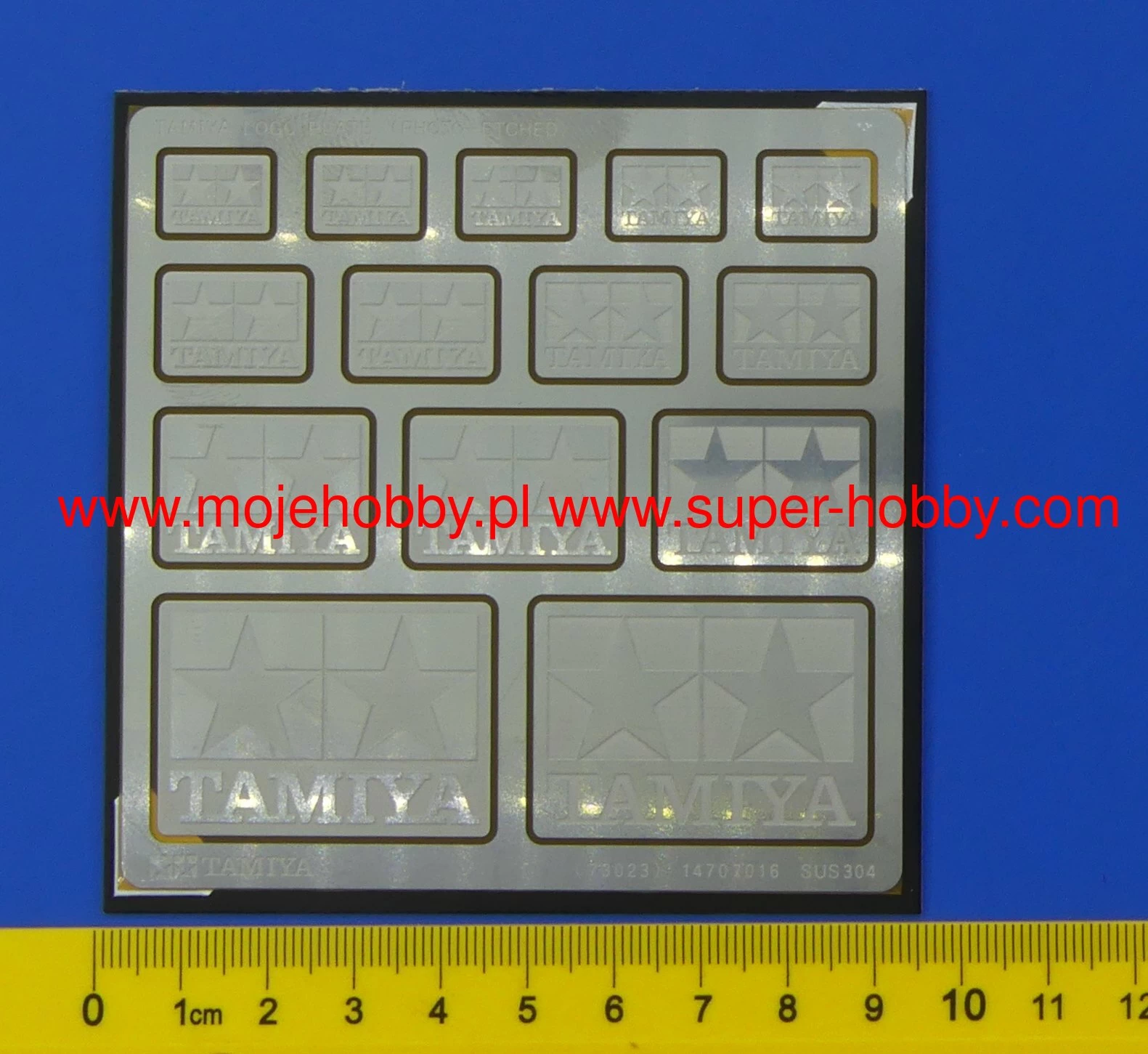 Tamiya 73023 Tamiya Logo Plate Photo-Etched 2 Tamiya 73023 Tamiya Logo Plate Photo-Etched - Image 2