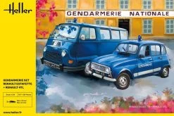 Heller 50325 Gendarmerie Set Renault Estafette + Renault 4TL -RemoteFun Toys Shop 49343 hlr50325 3