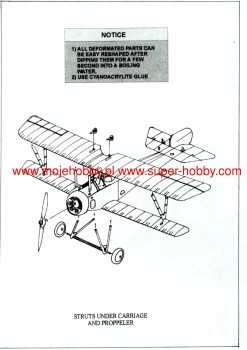 Choroszy Modelbud A74 NIEUPORT 17"C 1" -RemoteFun Toys Shop 50671 2 CHOA74 4