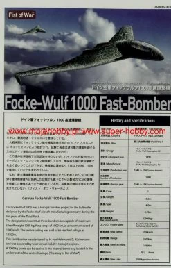 Model Collect UA48002 Focke-Wulf 1000 Fast Bomber -RemoteFun Toys Shop 50673 2 MDC UA48002 1