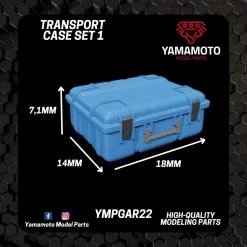 Yamamoto Model Parts GAR22 Transport Case Set 1 - Type A -RemoteFun Toys Shop 51775 dimensgar22