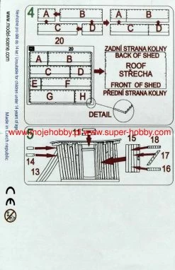 Model Scene 96520 Ruined Shed -RemoteFun Toys Shop 51897 2 MOS 96520 2