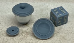 EMP3D 35120619 System Lamp - Klosz Okrągły Stojący - 2 Sztuki