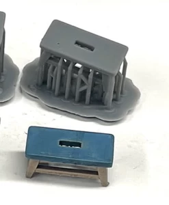 EMP3D 48110219 Taboret Prosty Niski/szeroki 30x60 - 3 Sztuki