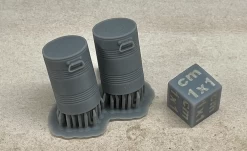 EMP3D 72050220 Beczka Smoła/ Lepik - 75 Litrów - Zamknięta - 2 Sztuki