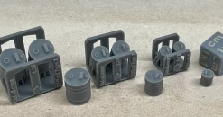 EMP3D 72050223 Beczka/ Bańka Po Oleju - Karbowana - 30 Litrów - 2 Sztuki