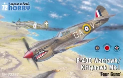 Special Hobby 72367 P-40D Warhawk/ Kittyhawk Mk.I Four Guns