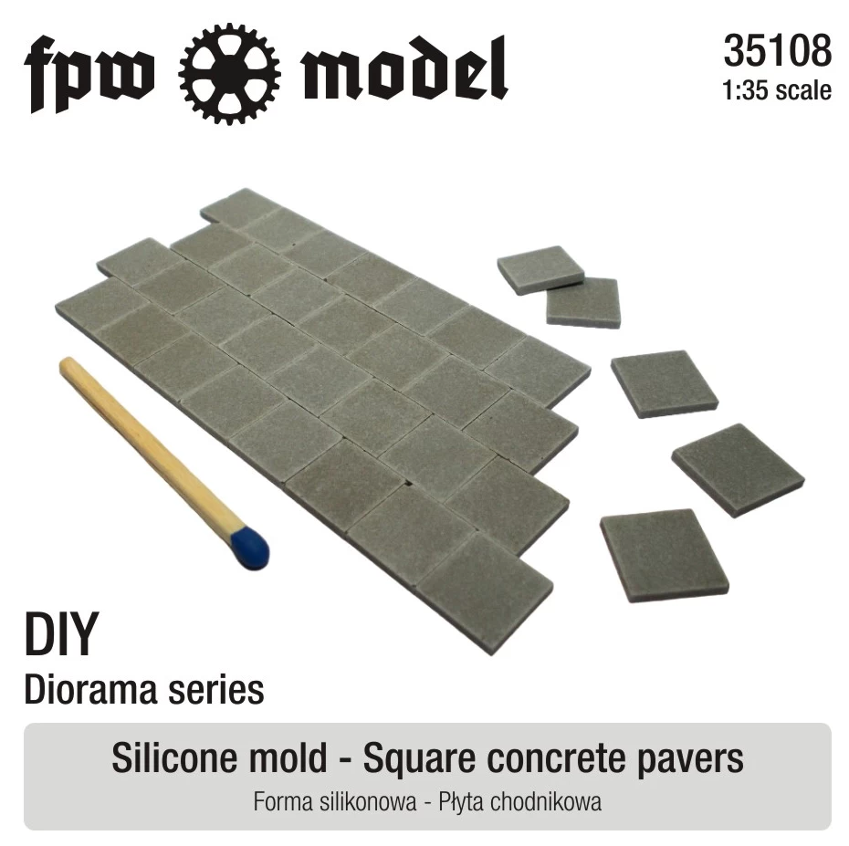 FPW Model 35108 Square Concrete Pavers 1 FPW Model 35108 Square Concrete Pavers