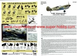 Special Hobby 72367 P-40D Warhawk/ Kittyhawk Mk.I Four Guns -RemoteFun Toys Shop 52447 2 SPH72367 1