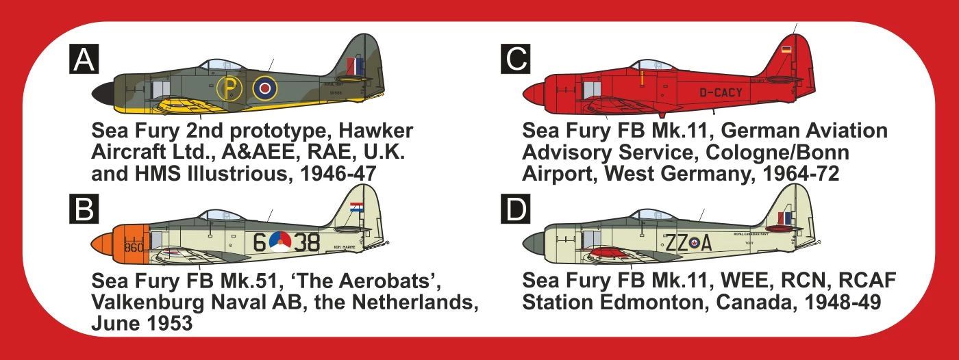 NEW! Mark I Models 144164 Hawker Sea Fury ‘Special Schemes’ 2 NEW! Mark I Models 144164 Hawker Sea Fury ‘Special Schemes’ - Image 2