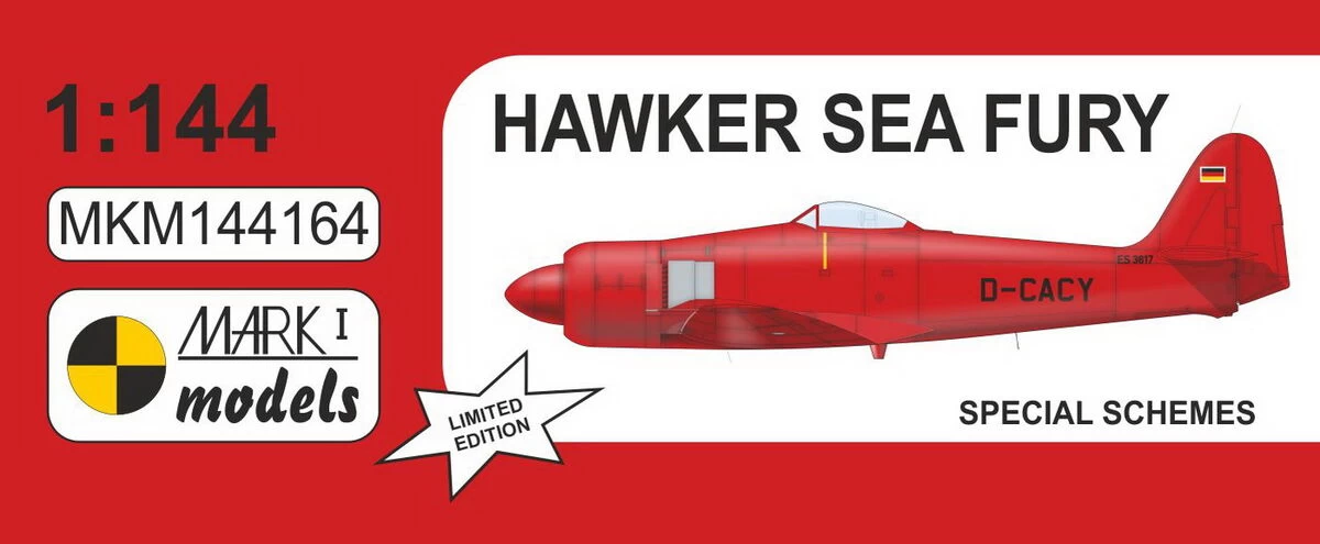NEW! Mark I Models 144164 Hawker Sea Fury ‘Special Schemes’ 1 NEW! Mark I Models 144164 Hawker Sea Fury ‘Special Schemes’
