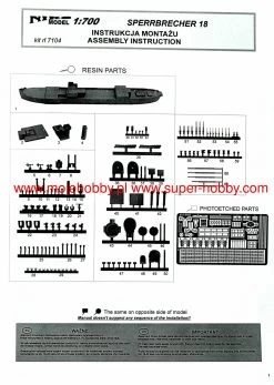 NIKO MODEL 7104 Sperrbrecher 18 1942 -RemoteFun Toys Shop 52677 2 NKM 7104 1