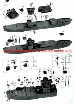 NIKO MODEL 7104 Sperrbrecher 18 1942 -RemoteFun Toys Shop 52677 2 NKM 7104 2