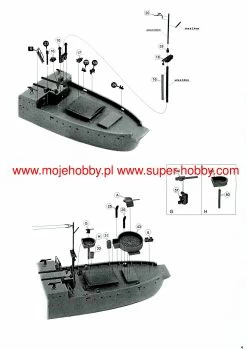 NIKO MODEL 7104 Sperrbrecher 18 1942 -RemoteFun Toys Shop 52677 2 NKM 7104 4