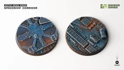 NEW! GamersGrass GGB-SPR60 Spaceship Corridor Bases Round 60mm (x2)