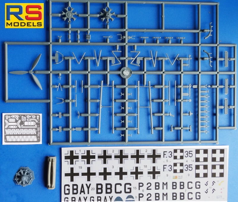 NEW! RS Models 92287 Heinkel He-46C - German WWII Reconnaissance Aircraft 7 NEW! RS Models 92287 Heinkel He-46C - German WWII Reconnaissance Aircraft - Image 7