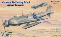 DISCONTINUED Valom 72090 Vickers Wellesley Mk.I (African Campaign) British Long Range Bomber