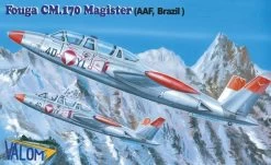 DISCONTINUED Valom 72091 Fouga CM.170R Magister (AAF, Brazil) French Training Jet Aircraft