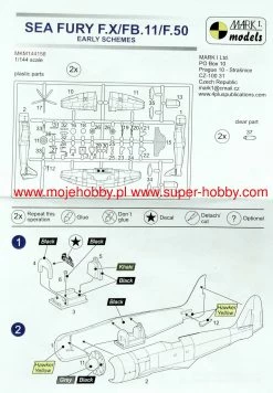 NEW! Mark I Models 144158 Hawker Sea Fury F.X/FB.11 ‘Early Schemes’ -RemoteFun Toys Shop 53949 2 MKM144158 2