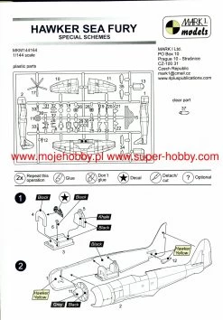NEW! Mark I Models 144164 Hawker Sea Fury ‘Special Schemes’ 16 NEW! Mark I Models 144164 Hawker Sea Fury ‘Special Schemes’ -RemoteFun Toys Shop 53949 2 MKM144164 2