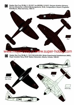 NEW! Mark I Models 144164 Hawker Sea Fury ‘Special Schemes’ 19 NEW! Mark I Models 144164 Hawker Sea Fury ‘Special Schemes’ -RemoteFun Toys Shop 53949 2 MKM144164 5