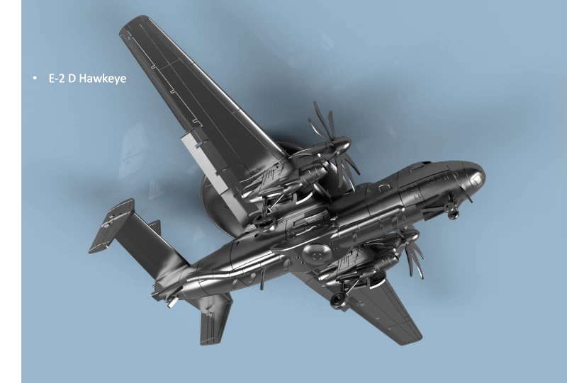 NEW! L'Arsenal 2.0 3D400204 Grumman E-2 D Hawkeye Unfolded Wings (2 Planes) 1 NEW! L'Arsenal 2.0 3D400204 Grumman E-2 D Hawkeye Unfolded Wings (2 Planes)