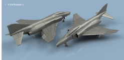 NEW! L'Arsenal 2.0 3D700166 F-4 S Phantom II Wings Unfolded (5 Planes)