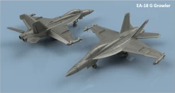 NEW! L'Arsenal 2.0 3D700130 EA-18 G Growler Unfolded Wings (5 Planes)