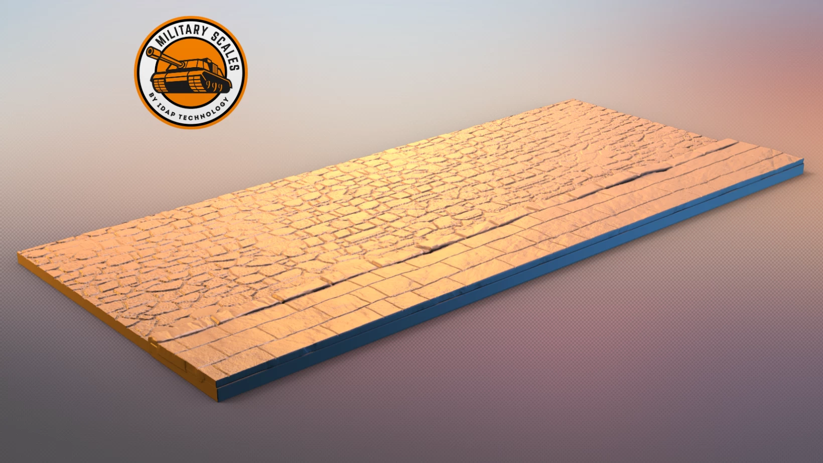 IDAP Technology PMI228.7B Sidewalk With Coblestone D 2 IDAP Technology PMI228.7B Sidewalk With Coblestone D - Image 2