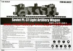 Trumpeter 00222 SOVIET PL-37 LIGHT ARTILERY WAGON 19 Trumpeter 00222 SOVIET PL-37 LIGHT ARTILERY WAGON -RemoteFun Toys Shop 6678 2 tru00222 1