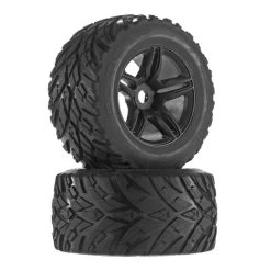 Arrma DBoots 3.8" Pincer Tires, Glued, Black (2)