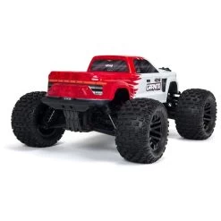Arrma GRANITE 4X4 MEGA Brushed 1/10 4wd Monster Truck, Red -RemoteFun Toys Shop arrma ara ara4202v3t2 08