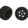 Arrma Dboots Copperhead2 MT Tires Mounted On 24mm Hex Multi-Spoke Black Wheels (2)