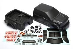 Cen Racing Ford F450 SD Complete Body Set (Grey Titanium)