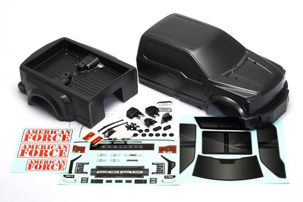 Cen Racing Ford F450 SD Complete Body Set (Grey Titanium) 1 Cen Racing Ford F450 SD Complete Body Set (Grey Titanium)